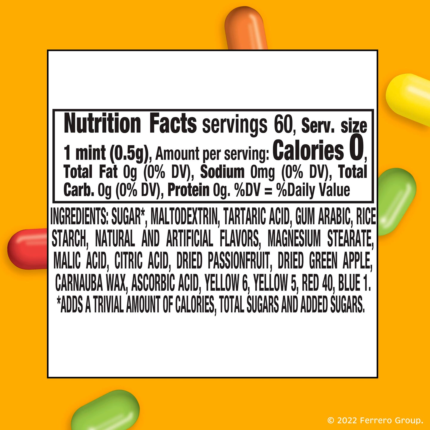 Tic Tac, Fruit Adventure Mints, Bulk 12 Pack, On-The-Go Refreshment, 1 Oz Each