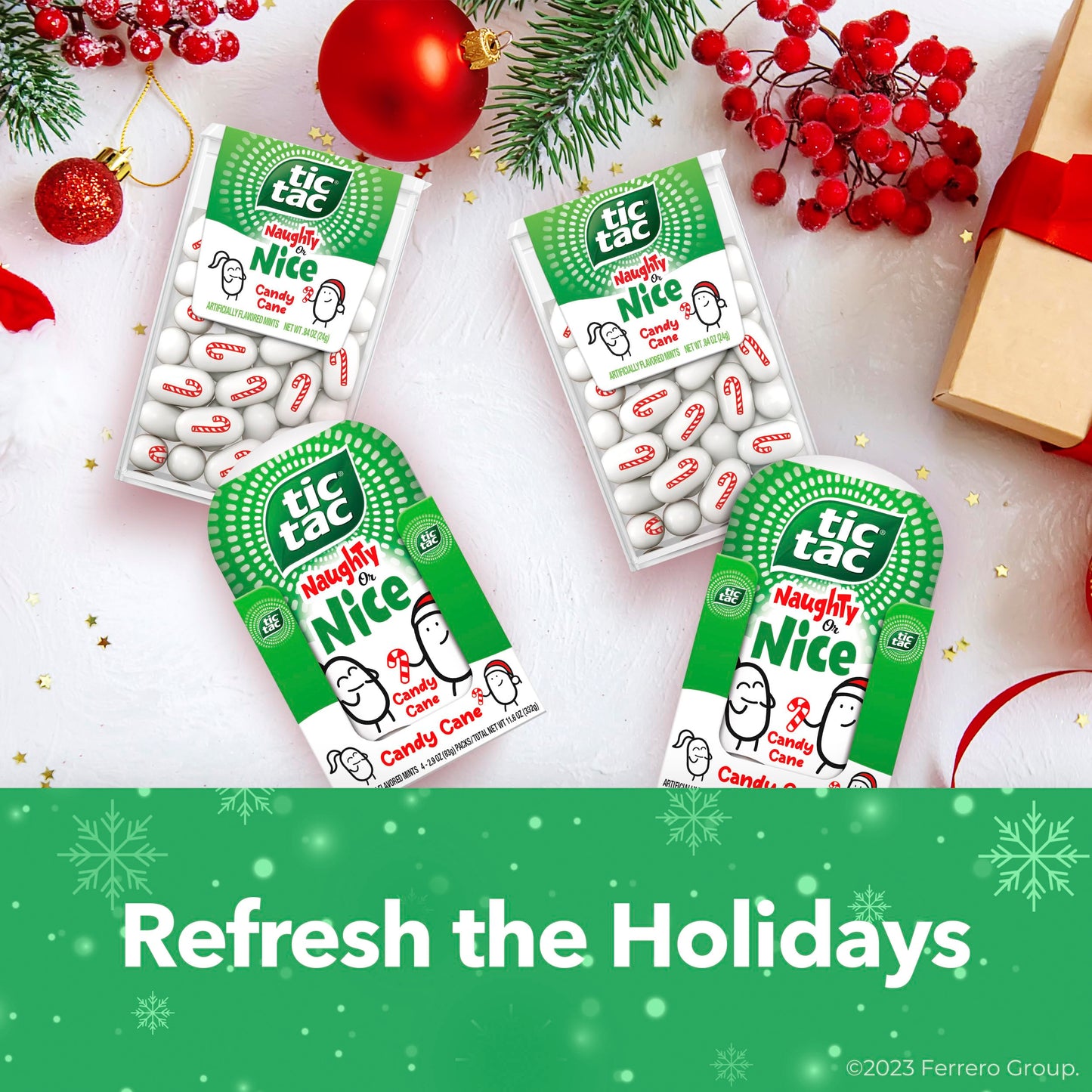 Tic Tac Orange Flavored Mints, Bulk 12 Pack, On-The-Go Refreshment, 1 Oz Each