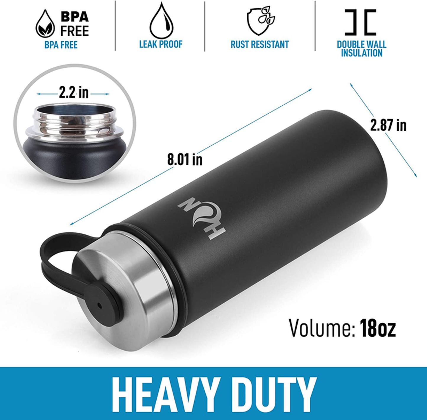 Hydration Nation Thermo Insulated Water Bottle