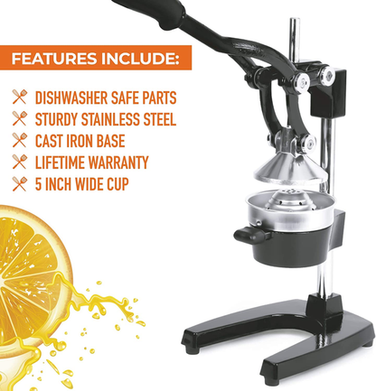 Professional Citrus Juicer + 2 in 1 Lemon Squeezer COMPLETE SET