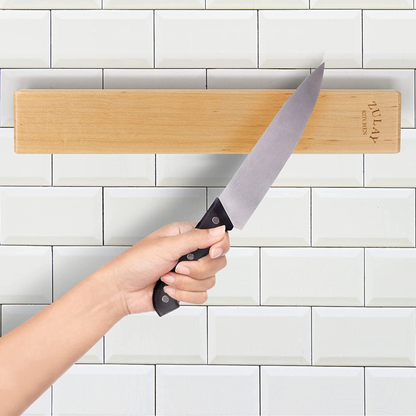 Acacia Wood Magnetic Knife Holder