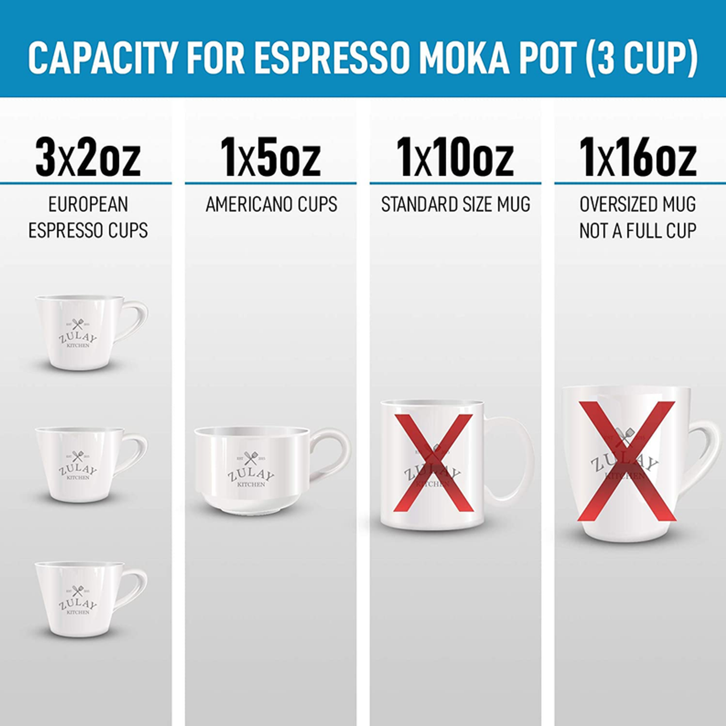 Italian Espresso Maker - Curved Handle