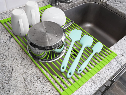 Multipurpose Roll-Up Sink Drying Rack