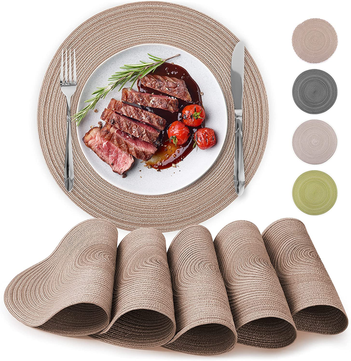 Round Placemats Braided