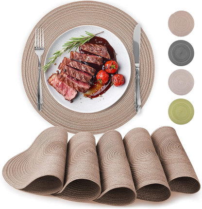 Round Placemats Braided