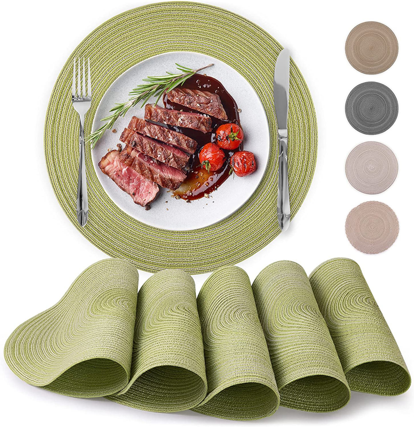 Round Placemats Braided