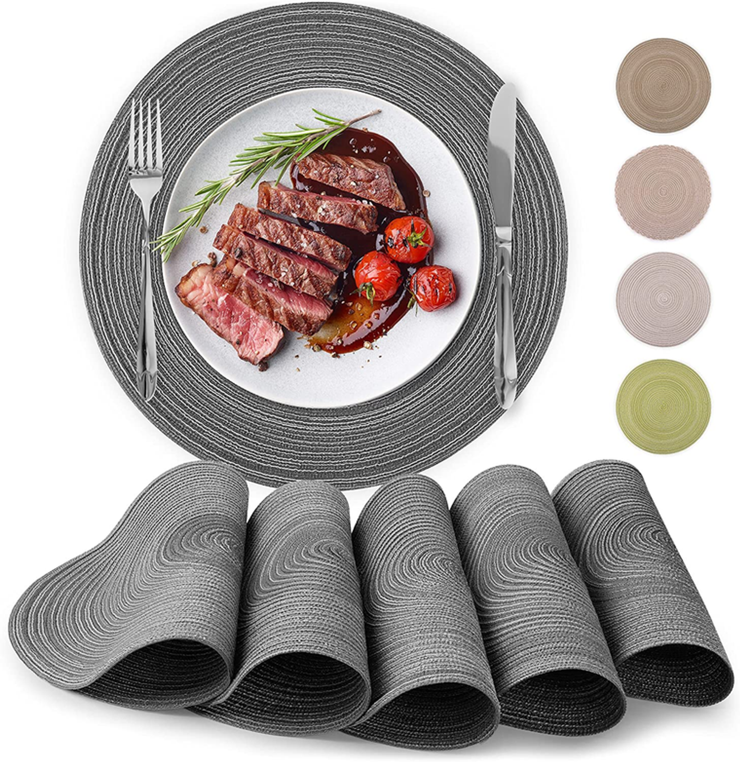 Round Placemats Braided