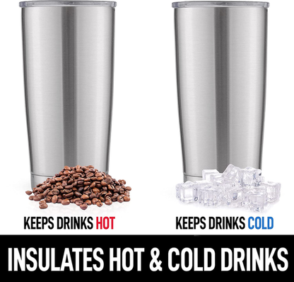 Tumbler With Lid and Straw