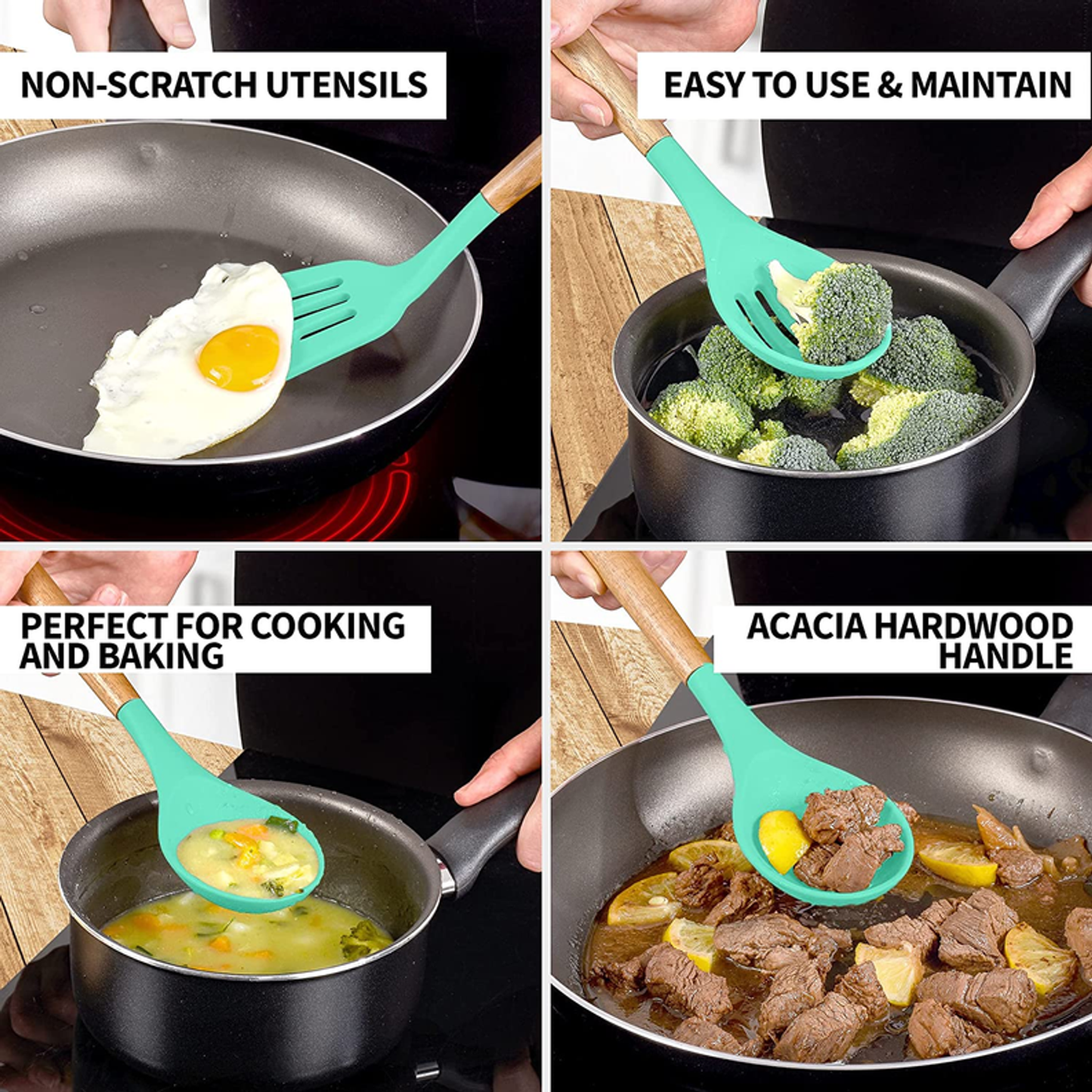 Zulay Kitchen Utensils Set