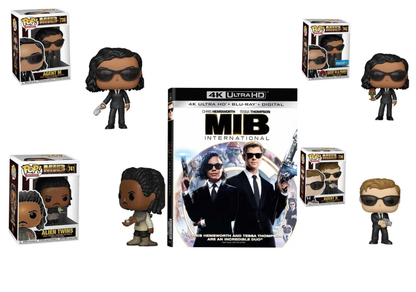 Men In Black International Funko Gift Set  (4K Ultra HD 4 Full-Size Funko Pops)