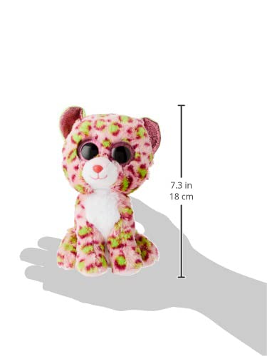 TY 2007516 Fiona Cat Beanie Boo Pink Stuffed Animal, Multicoloured, 3.1 x 2.75 x 5.51 Centimeters