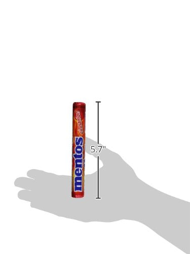 Mentos Chewy Mint Candy Roll, Mint, Non Melting, Party, 14 Pieces (Bulk Pack of 15) - Packaging May Vary
