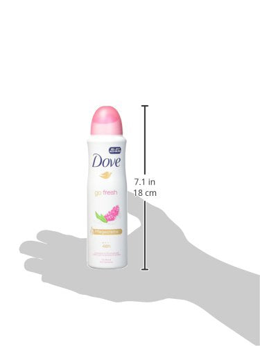 Dove Anti-Perspirant Deodorant Spray, Cucumber & Green Tea, Dry 48 Hour Protection 150 Ml (Pack of 6)