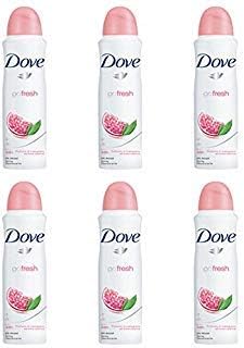 Dove Anti-Perspirant Deodorant Spray, Cucumber & Green Tea, Dry 48 Hour Protection 150 Ml (Pack of 6)