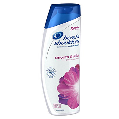 Head & Shoulders Smooth & Silky Anti-Dandruff Shampoo 13.5 Fl Oz