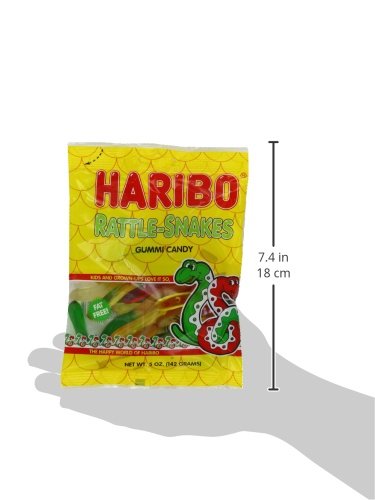 HARIBO Gummi Candy, Original Goldbears Gummy Bears, 5 Ounce Share Size Bags (12 Packs) Delicious Soft & Chewy Sweet Snacks, Assorted Fruity Flavors