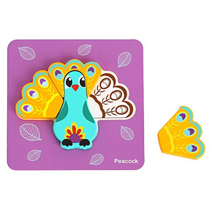 Learning Curve My First Puzzle Four Animal Set for Kids, Multi