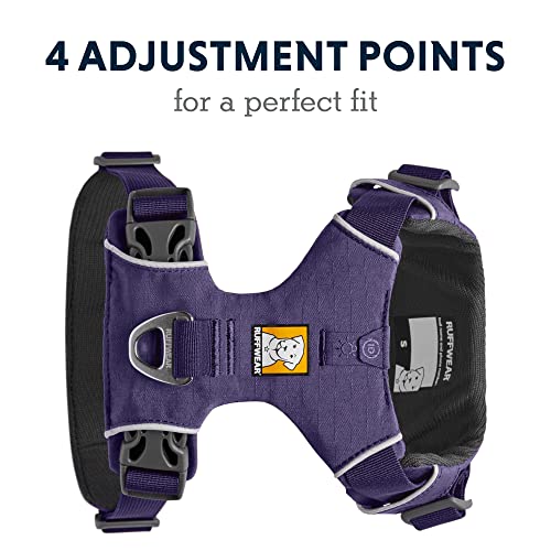 Ruffwear, Front Range Dog Harness, Reflective and Padded Harness for Training and Everyday, Purple Sage, Large/X-Large