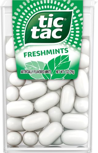 Tic Tac Orange Flavored Mints, Bulk 12 Pack, On-The-Go Refreshment, 1 Oz Each
