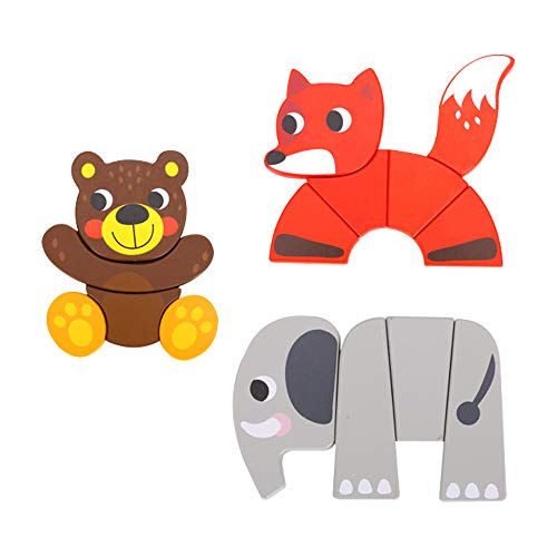 Learning Curve My First Puzzle Four Animal Set for Kids, Multi