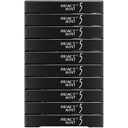 5 GUM Peppermint Cobalt Sugar Free Chewing Gum Bulk, 15 Sticks (Pack of 10)
