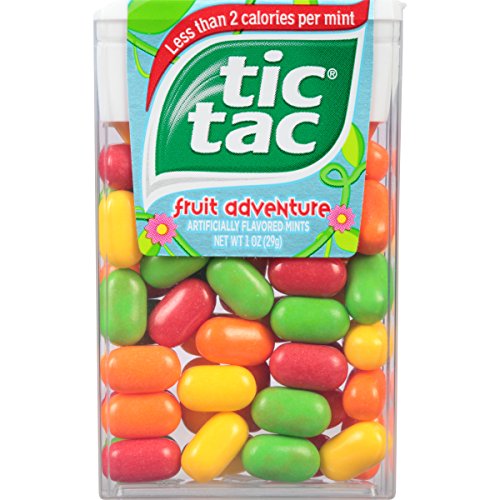 Tic Tac Orange Flavored Mints, Bulk 12 Pack, On-The-Go Refreshment, 1 Oz Each