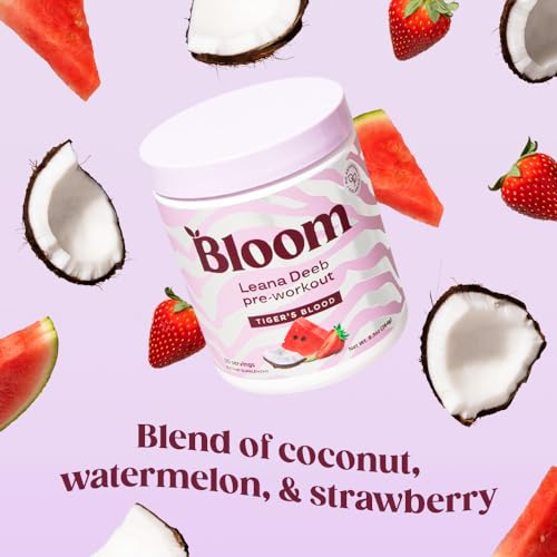 Bloom Nutrition High Energy Pre Workout with Beta Alanine, Ginseng and L Tyrosine for Amino Energy, Natural Caffeine Powder from Green Tea Extract, Keto, Sugar Free Drink Mix, Raspberry Lemonade