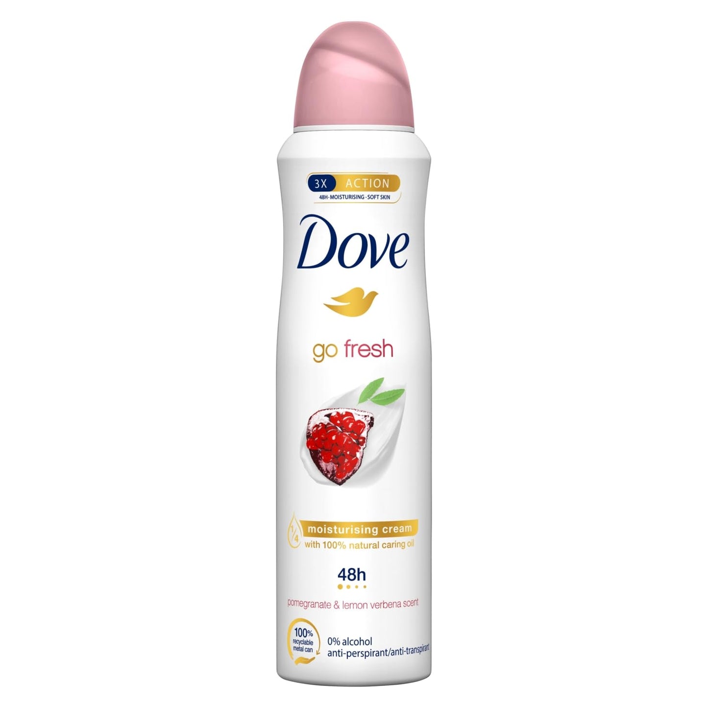 Dove Anti-Perspirant Deodorant Spray, Cucumber & Green Tea, Dry 48 Hour Protection 150 Ml (Pack of 6)