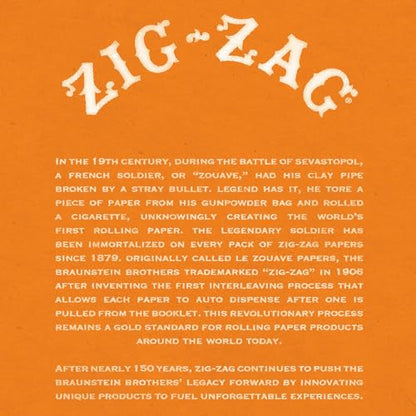ZIG-ZAG Rolling Papers French Orange 1 1/4 (6 Booklets)