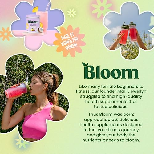 Bloom Nutrition High Energy Pre Workout with Beta Alanine, Ginseng and L Tyrosine for Amino Energy, Natural Caffeine Powder from Green Tea Extract, Keto, Sugar Free Drink Mix, Raspberry Lemonade