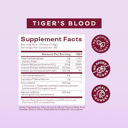 Bloom Nutrition High Energy Pre Workout with Beta Alanine, Ginseng and L Tyrosine for Amino Energy, Natural Caffeine Powder from Green Tea Extract, Keto, Sugar Free Drink Mix, Raspberry Lemonade