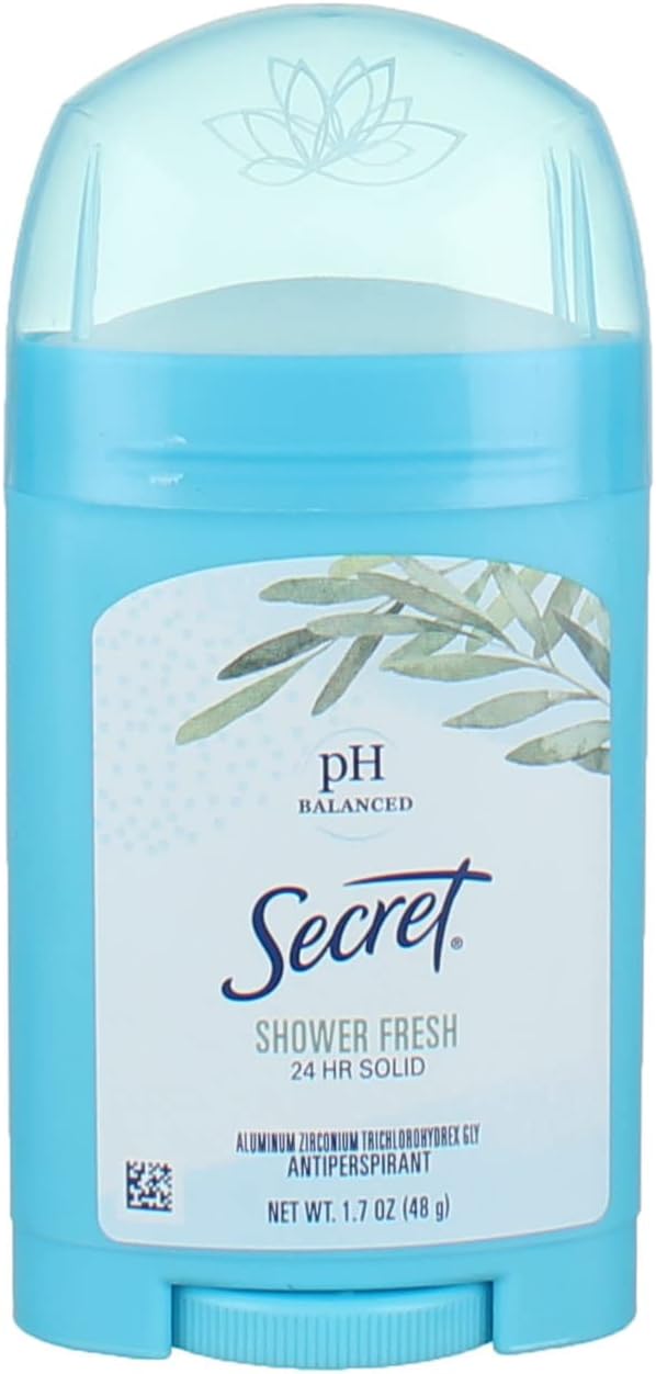 Secret Anti-Perspirant Deodorant Solid Shower Fresh - 1.7 oz - Buy Packs and Save (Pack of 3)