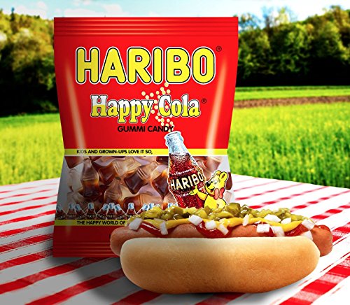 HARIBO Gummi Candy, Original Goldbears Gummy Bears, 5 Ounce Share Size Bags (12 Packs) Delicious Soft & Chewy Sweet Snacks, Assorted Fruity Flavors