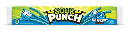 Sour Punch Rainbow Sour Straws, 2 Ounce (Pack of 24)