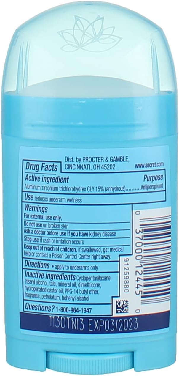 Secret Anti-Perspirant Deodorant Solid Shower Fresh - 1.7 oz - Buy Packs and Save (Pack of 3)