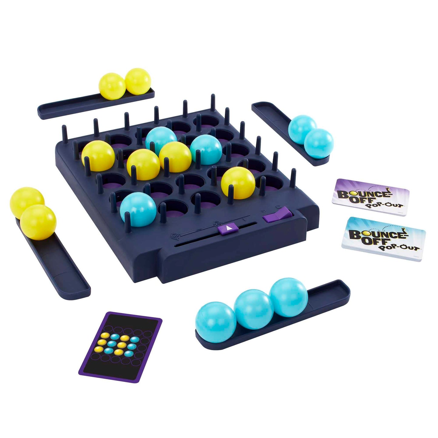 Mattel Games Bounce-Off Pop-Out Party Game for Family, Teens, Adults and Game Night, Balls Go Flying, No Batteries Required
