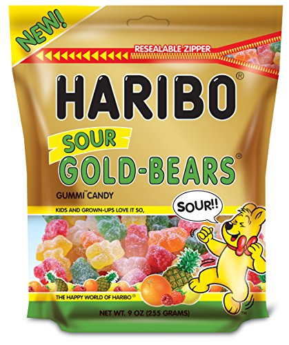 HARIBO Gummi Candy, Original Goldbears Gummy Bears, 5 Ounce Share Size Bags (12 Packs) Delicious Soft & Chewy Sweet Snacks, Assorted Fruity Flavors