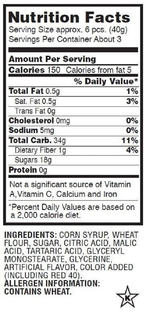 Sour Punch Rainbow Sour Straws, 2 Ounce (Pack of 24)