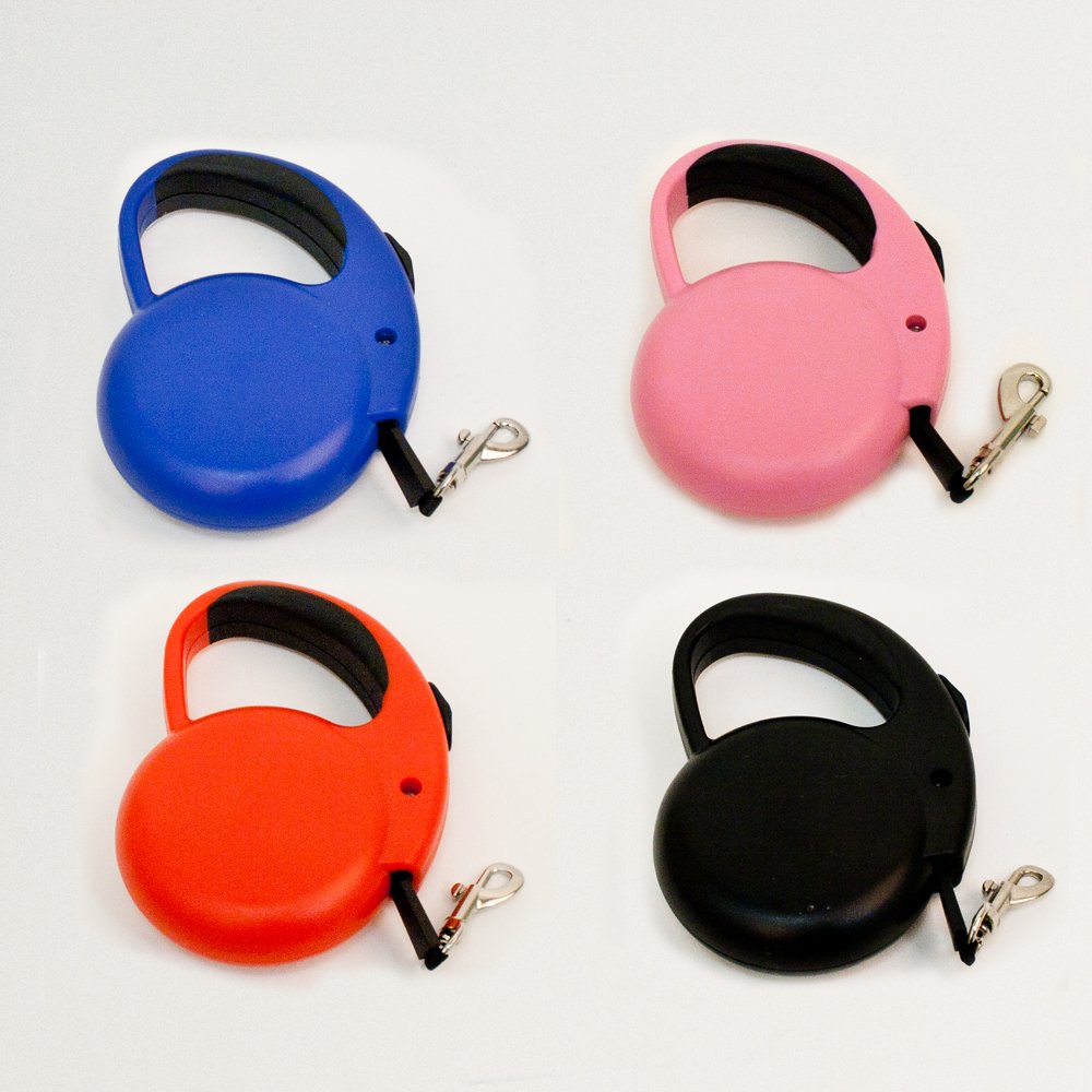 Hyper Pet Retractable Dog Leash, 8 ft. Walking Leash for Dogs up to 8 lbs., Extra Small, Pink