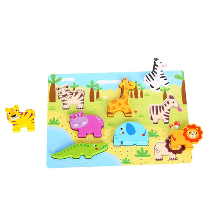 Learning Curve My First Puzzle Four Animal Set for Kids, Multi