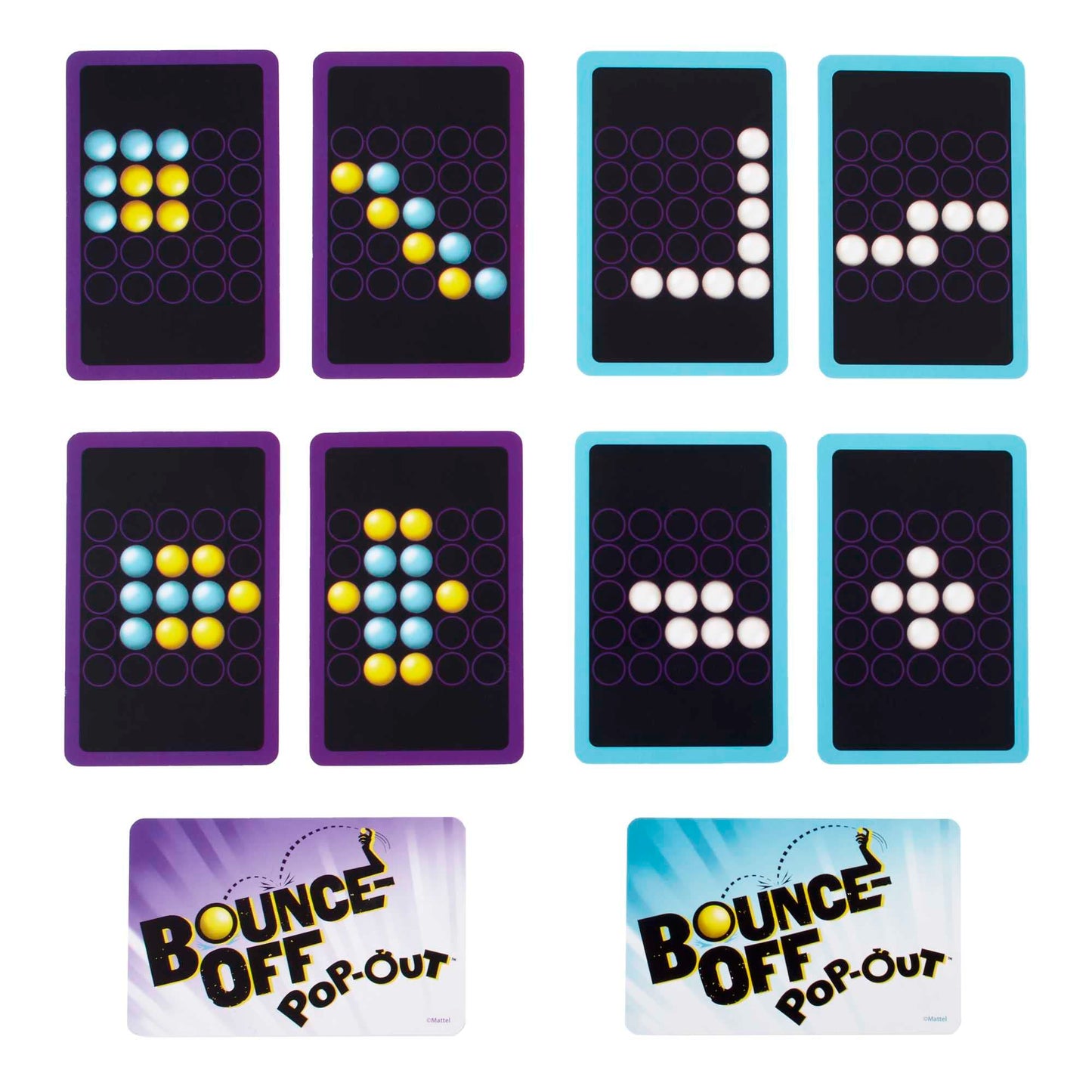 Mattel Games Bounce-Off Pop-Out Party Game for Family, Teens, Adults and Game Night, Balls Go Flying, No Batteries Required