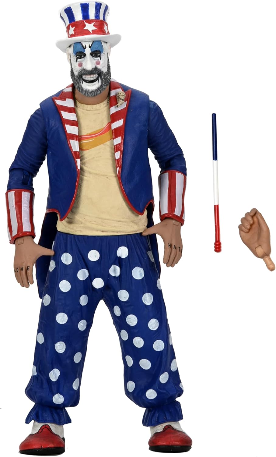 NECA - House of 1000 Corpses - 20th Anniv. Capt. Spaulding 7 Inch Action Figure
