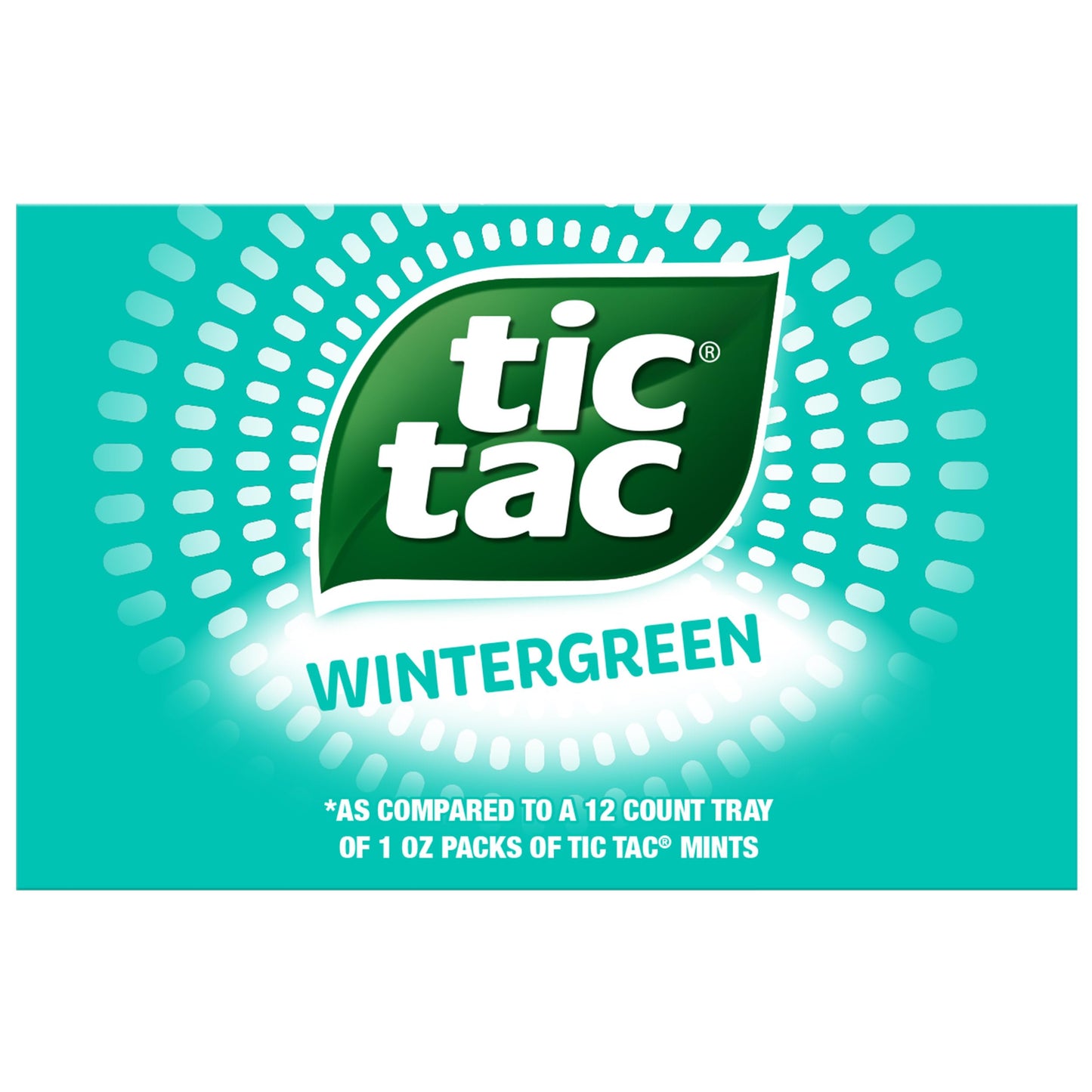 Tic Tac Wintergreen Breath Mints, Bulk 12 Pack, On-The-Go Refreshment, 1 Oz Each