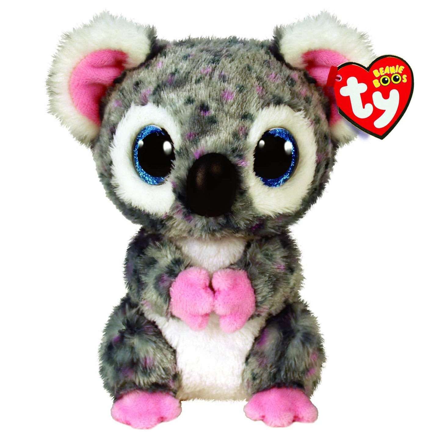 TY 2007516 Fiona Cat Beanie Boo Pink Stuffed Animal, Multicoloured, 3.1 x 2.75 x 5.51 Centimeters