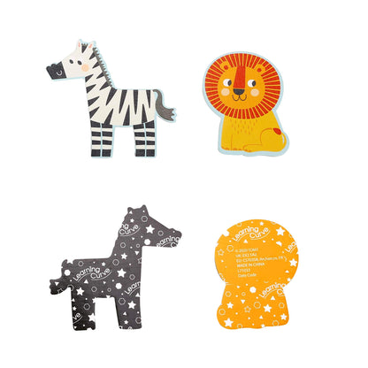 Learning Curve My First Puzzle Four Animal Set for Kids, Multi