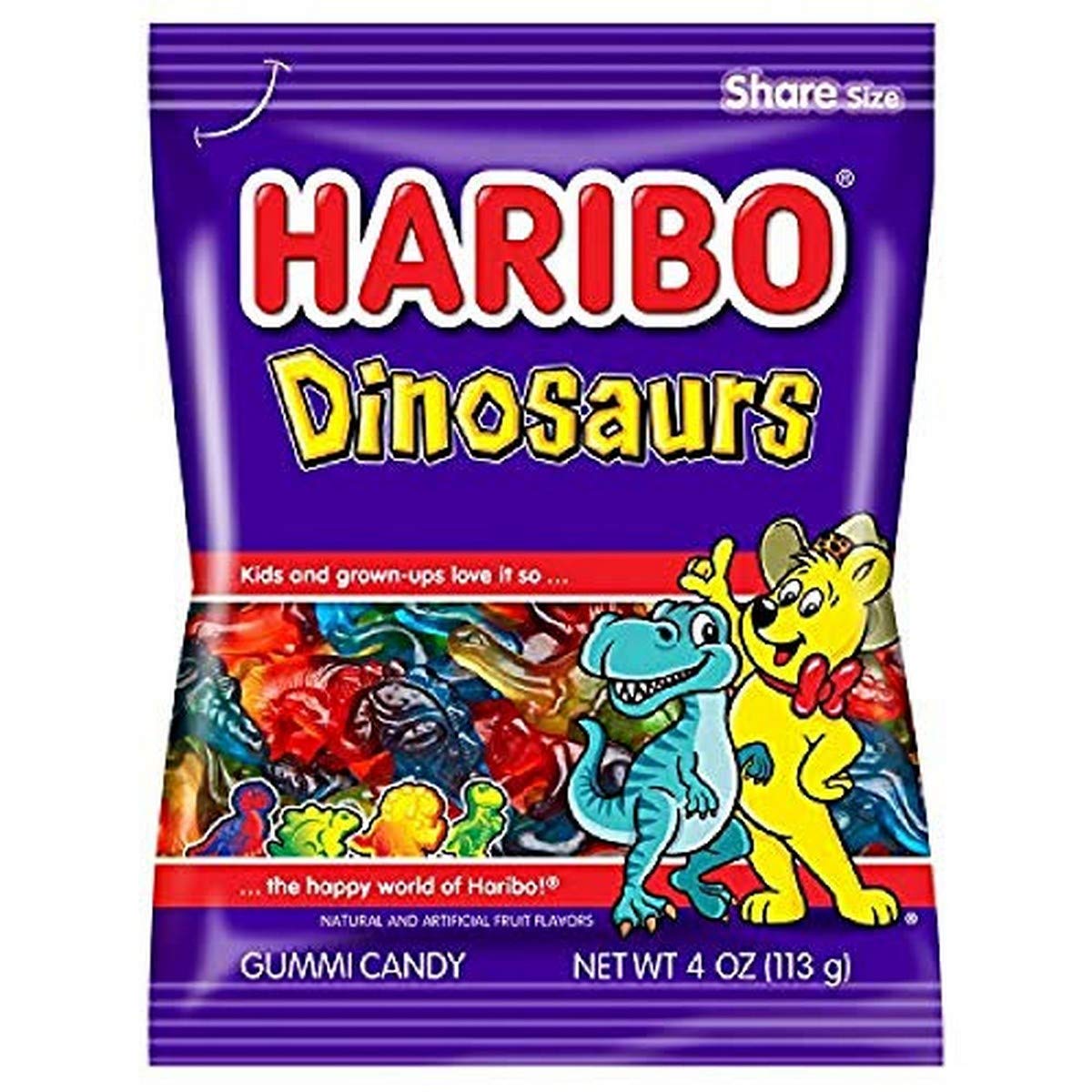 HARIBO Gummi Candy, Original Goldbears Gummy Bears, 5 Ounce Share Size Bags (12 Packs) Delicious Soft & Chewy Sweet Snacks, Assorted Fruity Flavors