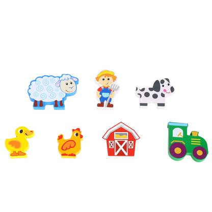 Learning Curve My First Puzzle Four Animal Set for Kids, Multi