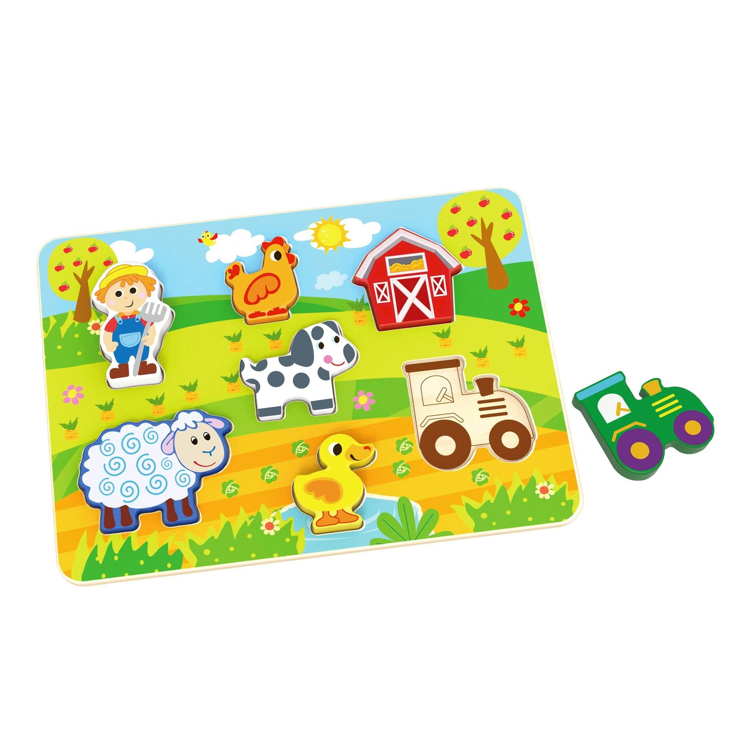 Learning Curve My First Puzzle Four Animal Set for Kids, Multi