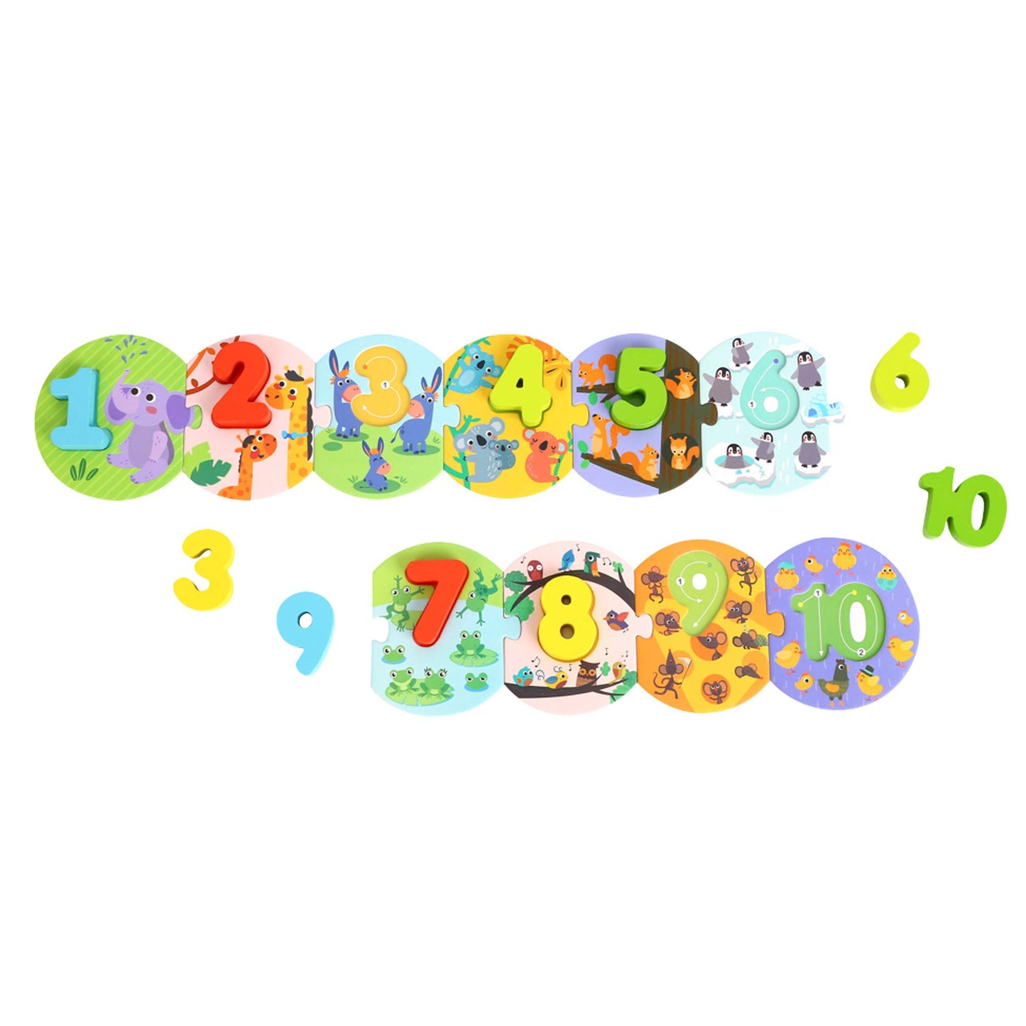 Learning Curve My First Puzzle Four Animal Set for Kids, Multi