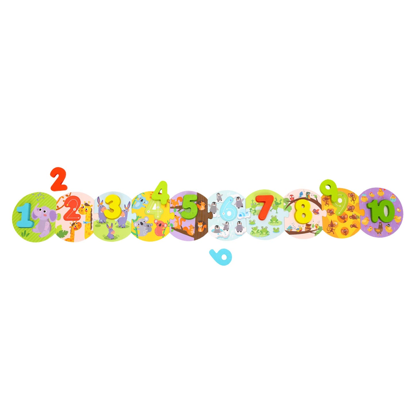 Learning Curve My First Puzzle Four Animal Set for Kids, Multi